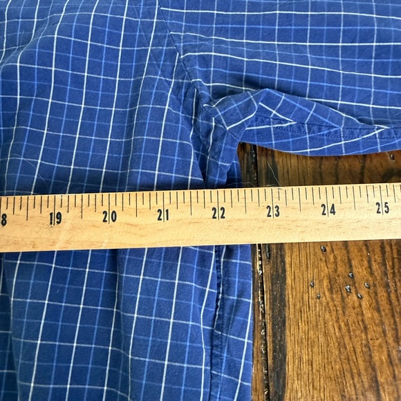 Ralph Lauren Blue Plaid Men's Shirt Blake M - Picture 6 of 6